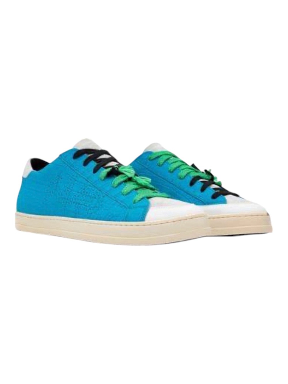 P448 Jane Blue Suede Low Top Sneakers EU 40 US 9-9.5 - Picture 3 of 12